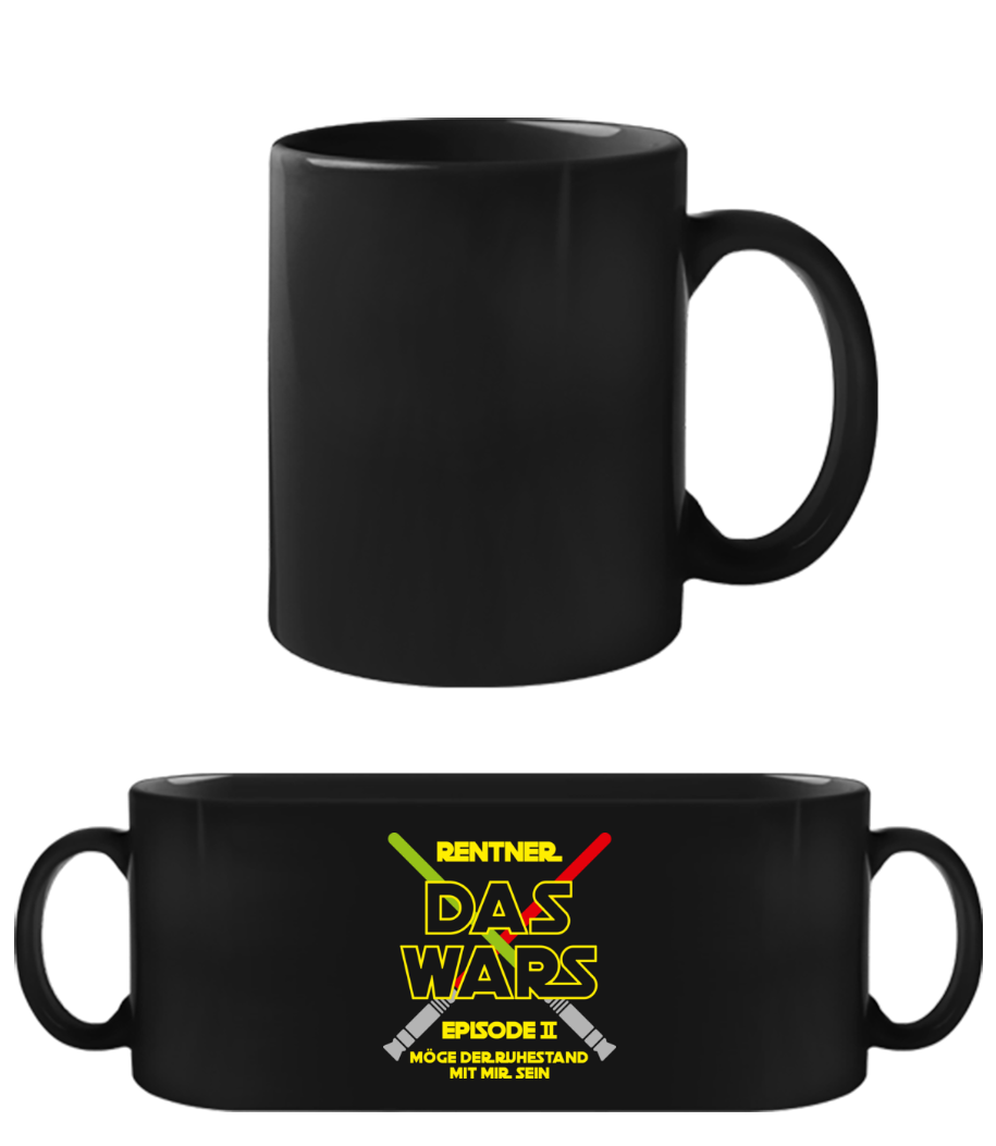 Das Wars Rentner · Schwarze Tasse