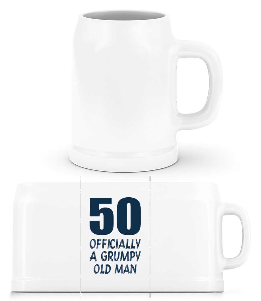 Officially Grumpy Old Man 50 · Chope de bière
