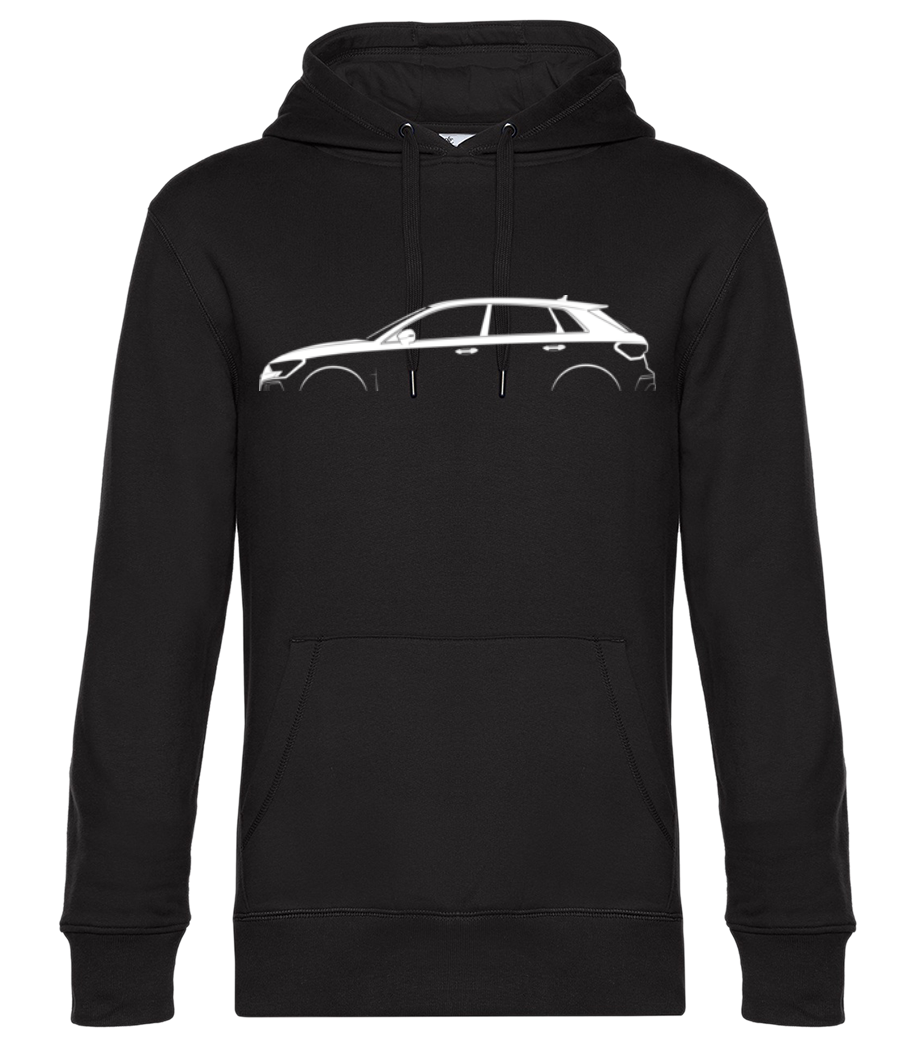 'Audi RS 3 Sportback (8Y)' Silhouette - Sweat à capuche premium Unisexe - Noir - Devant