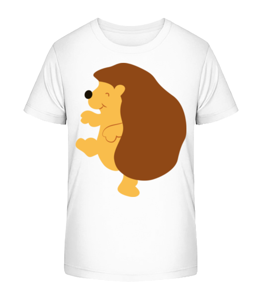 Enfant Comic - Hérisson - T-shirt bio Enfant Stanley Stella 2.0 - Blanc - Devant