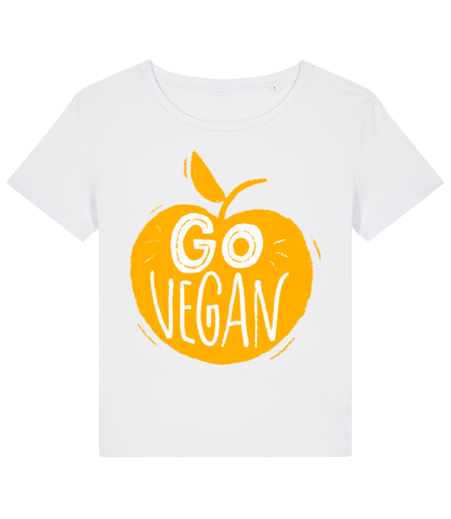 Go Vegan · T-shirt bio Femme Stanley Stella 2.0