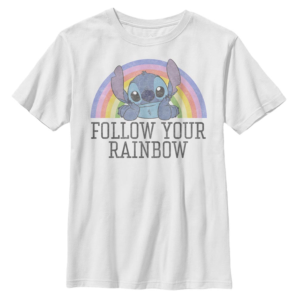 Disney Classics - Lilo & Stitch - Stitch Rainbow - Enfant T-shirt