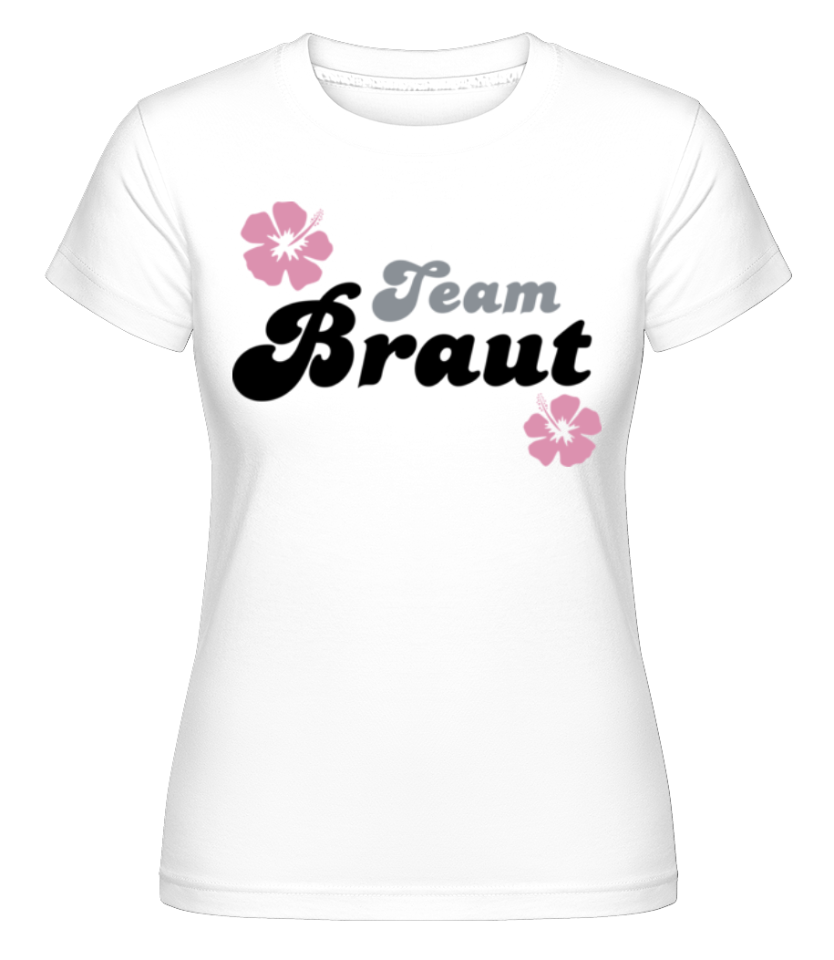 JGA Team Braut Blumen · Shirtinator Frauen T-Shirt