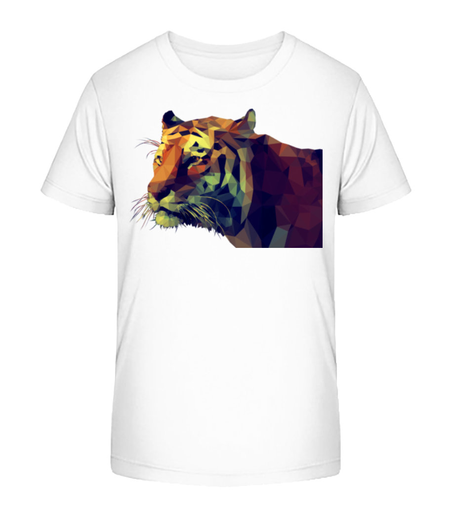 Tigre Polygone · T-shirt bio Enfant Stanley Stella 2.0
