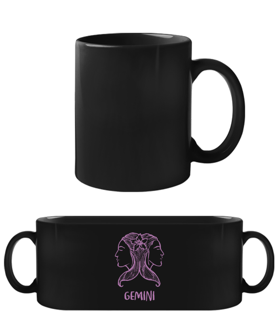 Scribble Style Zodiac Sign Gemini · Tasse Noire