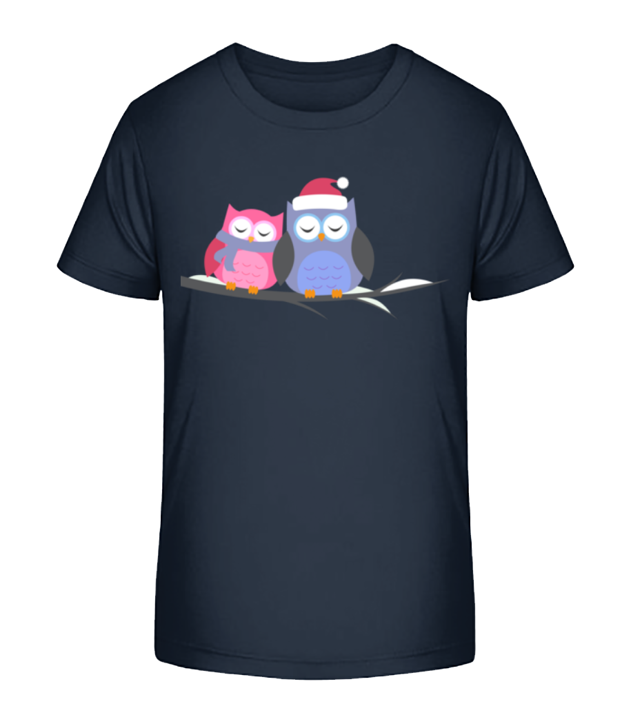 Chouettes De Noël · T-shirt bio Enfant Stanley Stella 2.0