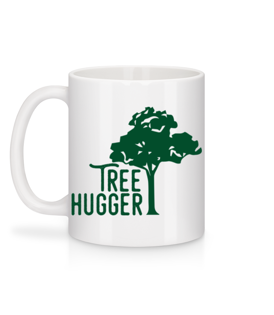 Aperçu: Tree Hugger - Mug en céramique blanc - Blanc - Derrière