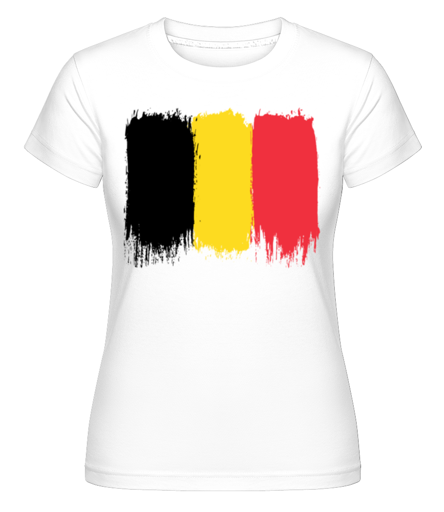 Drapeau Belgique ·  T-shirt Shirtinator femme