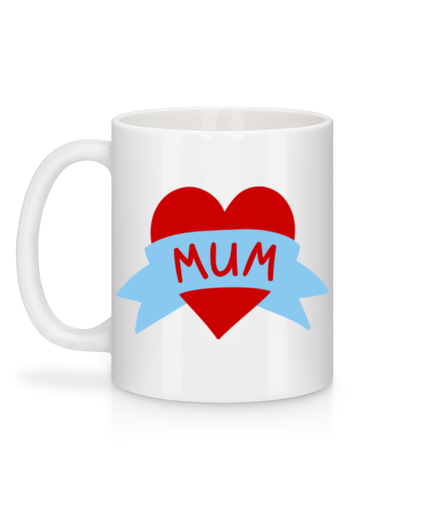 Aperçu: Mum Heart Icon - Mug en céramique blanc - Blanc - Derrière