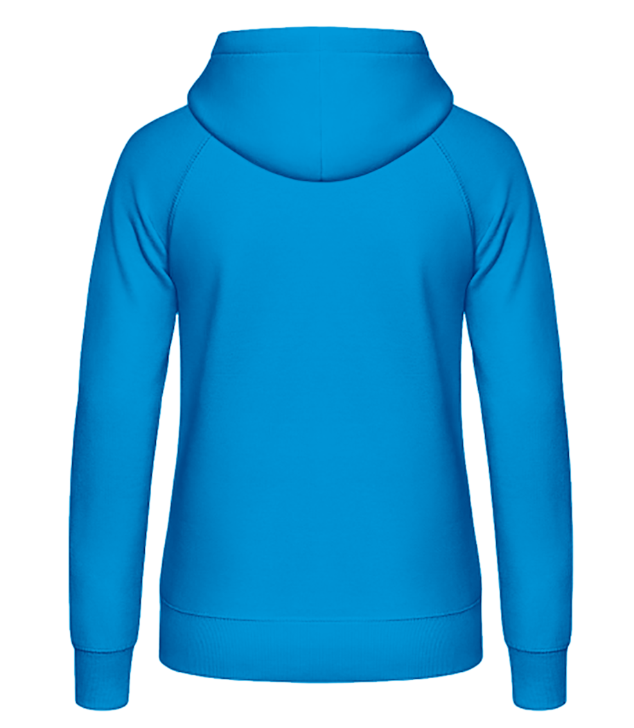 Vorschau: Pinguin An Weihnachten 1 - Frauen Hoodie - Hellblau - Hinten