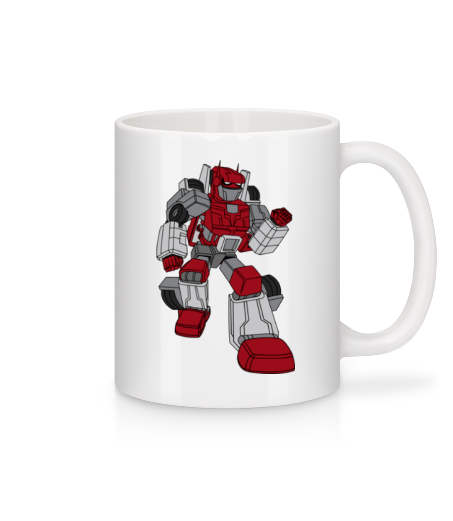 Robot De Voiture · Mug en céramique blanc