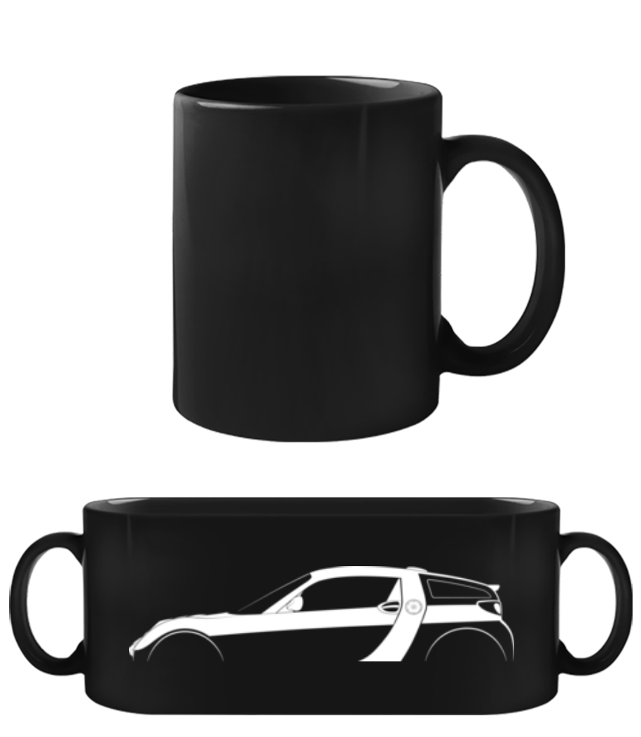 'Smart Roadster Coupe' Silhouette · Tasse Noire