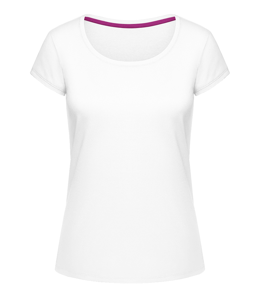 T-shirt col en U Femme