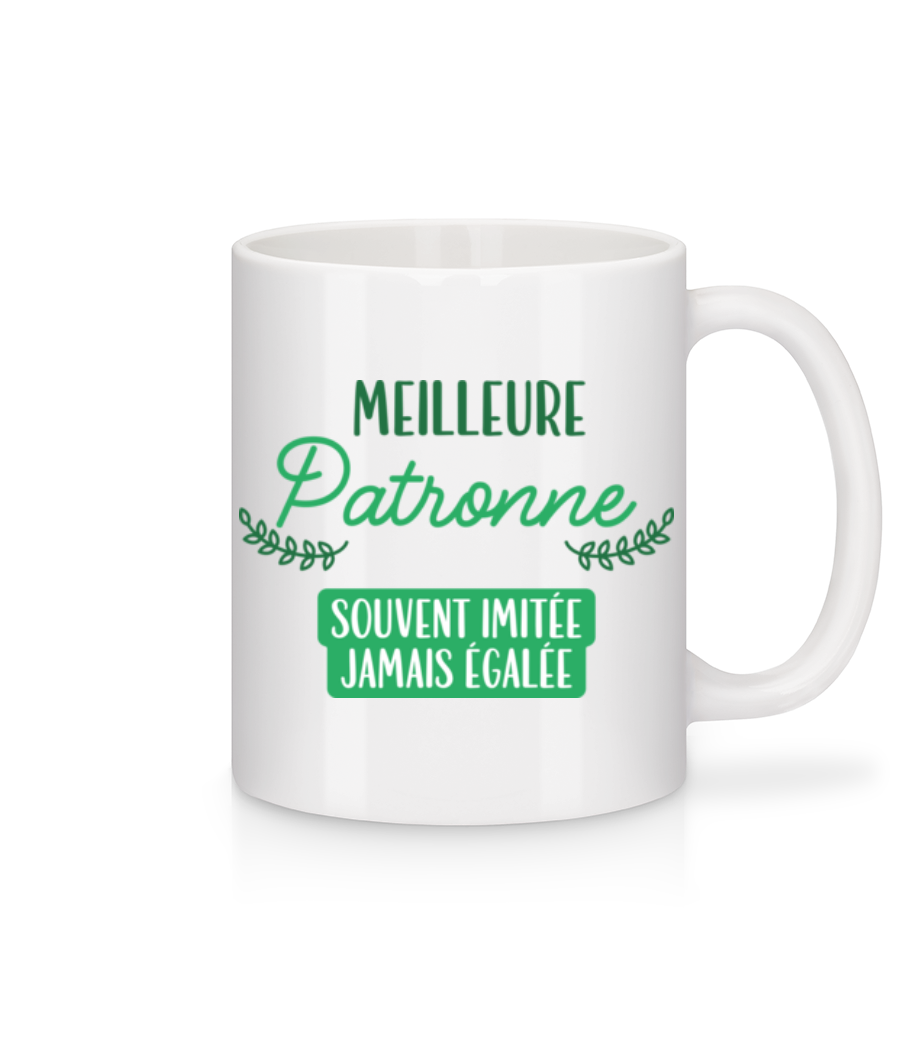 Aperçu: Meilleure Patronne - Mug en céramique blanc - Blanc - Devant
