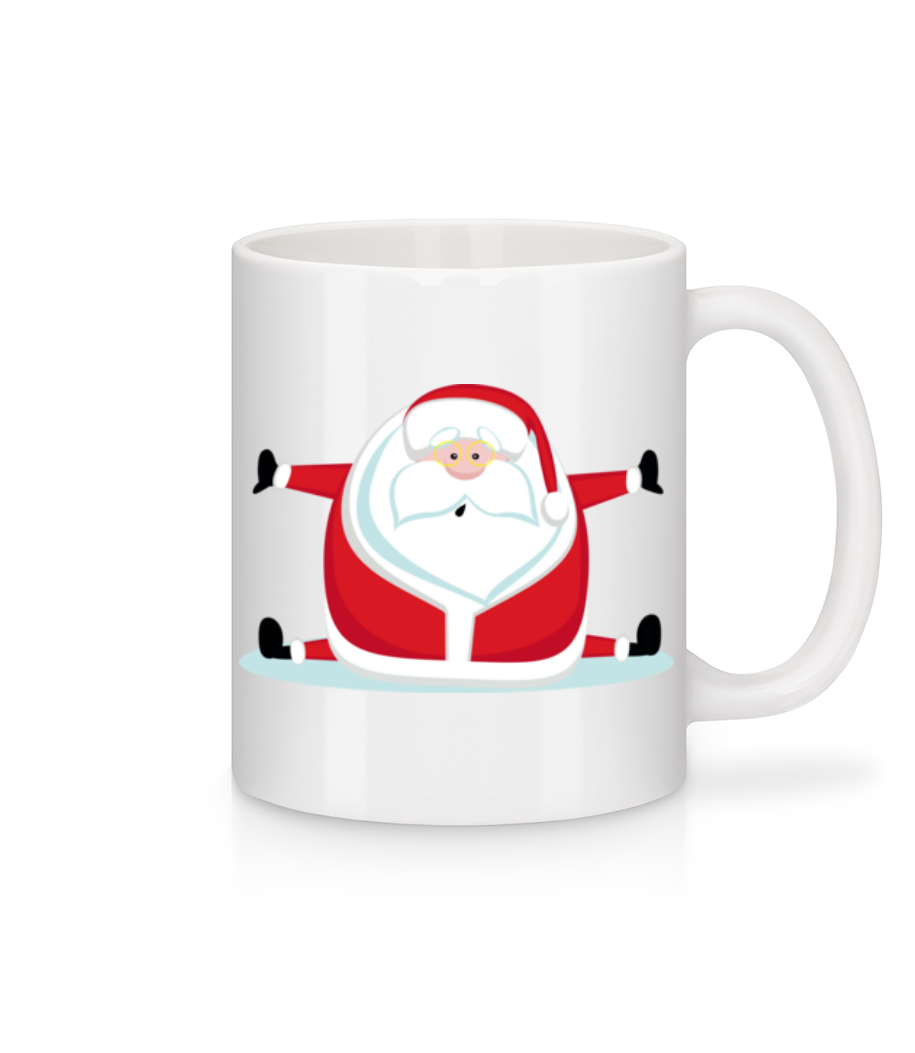 Le Père Noël Se Divise · Mug en céramique blanc