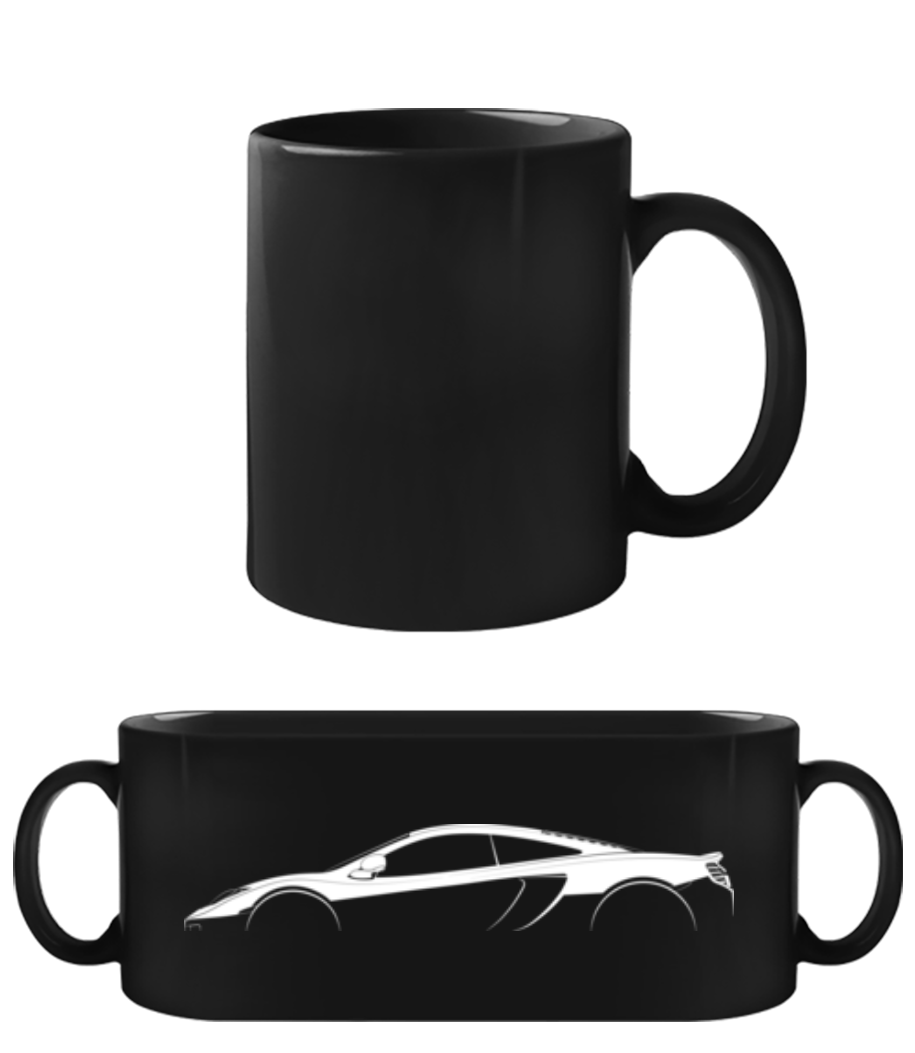 'McLaren MP4C' Silhouette · Tasse Noire