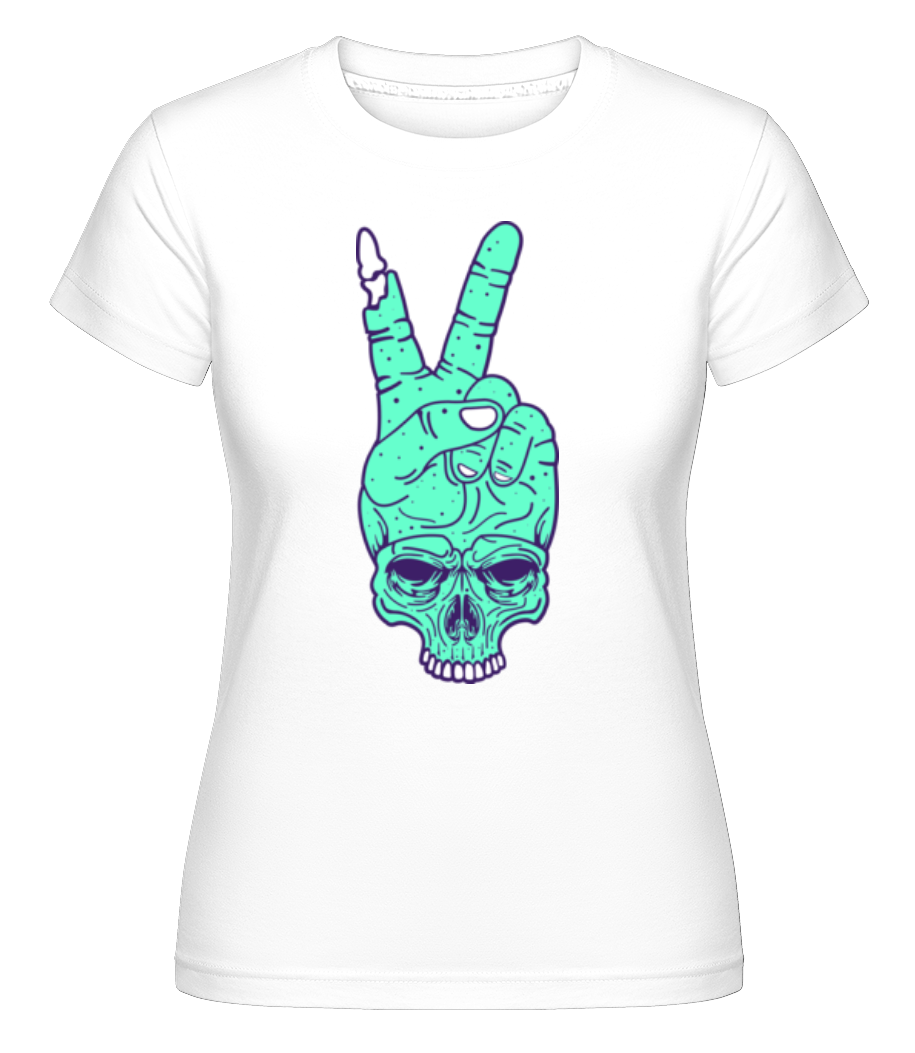 Skull Hand Peace ·  T-shirt Shirtinator femme