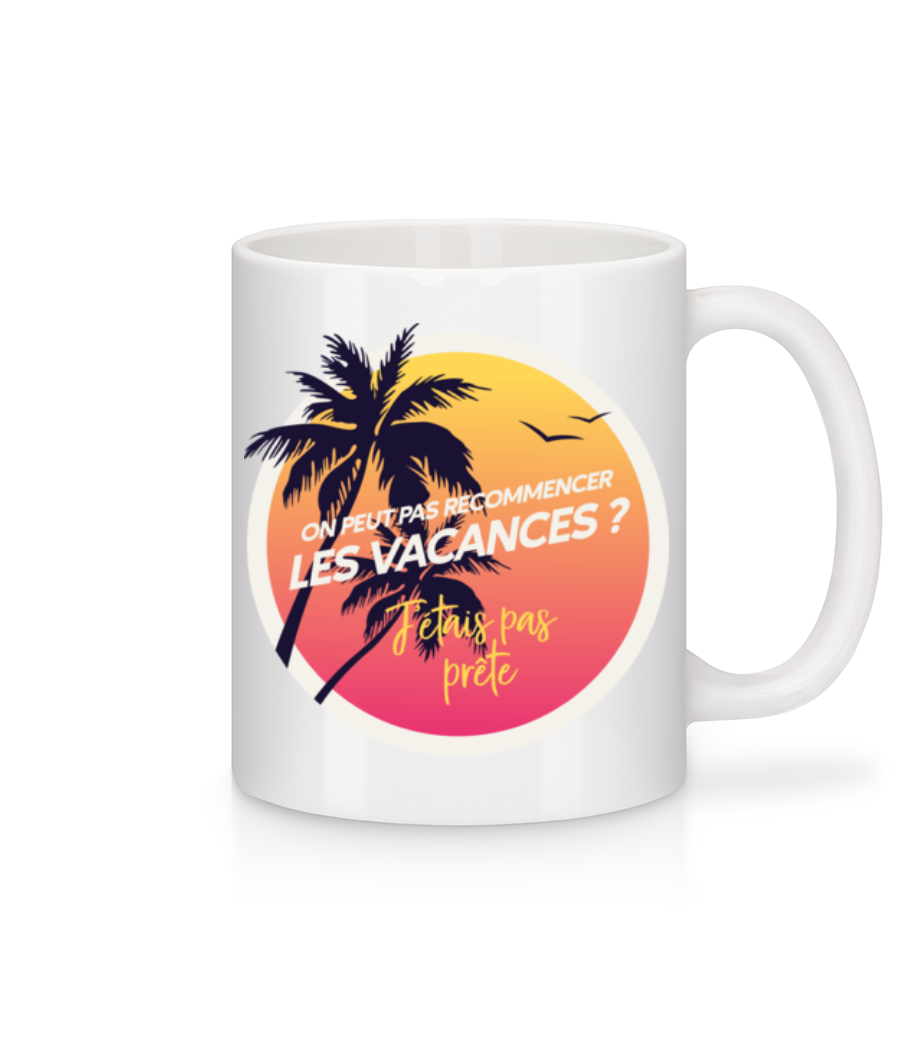 On Peut Pas Recommencer · Mug en céramique blanc