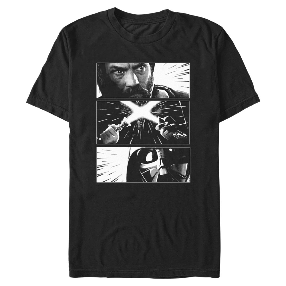 Star Wars - Obi-Wan Kenobi - Obi-Wan Kenobi & Darth Vader Kenobi Vader Panels - Männer T-Shirt