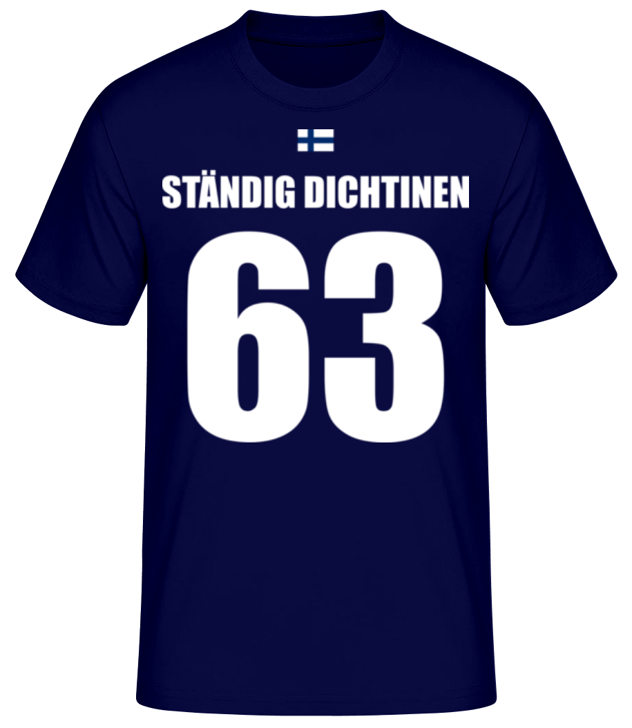 Finnland Fußball Trikot StändigDichtinen · Männer Basic T-Shirt