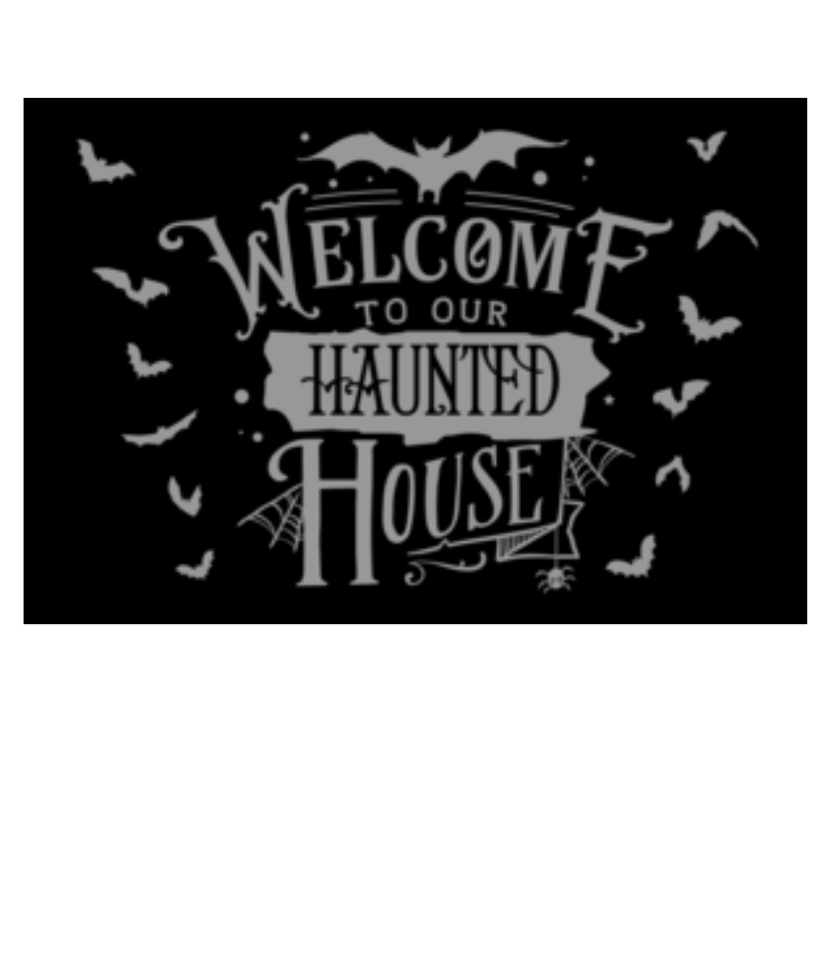 Welcome To Our Haunted House · Paillasson
