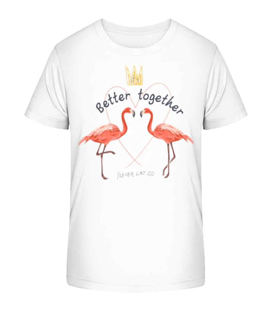 Better Together Flamingos · T-shirt bio Enfant Stanley Stella 2.0