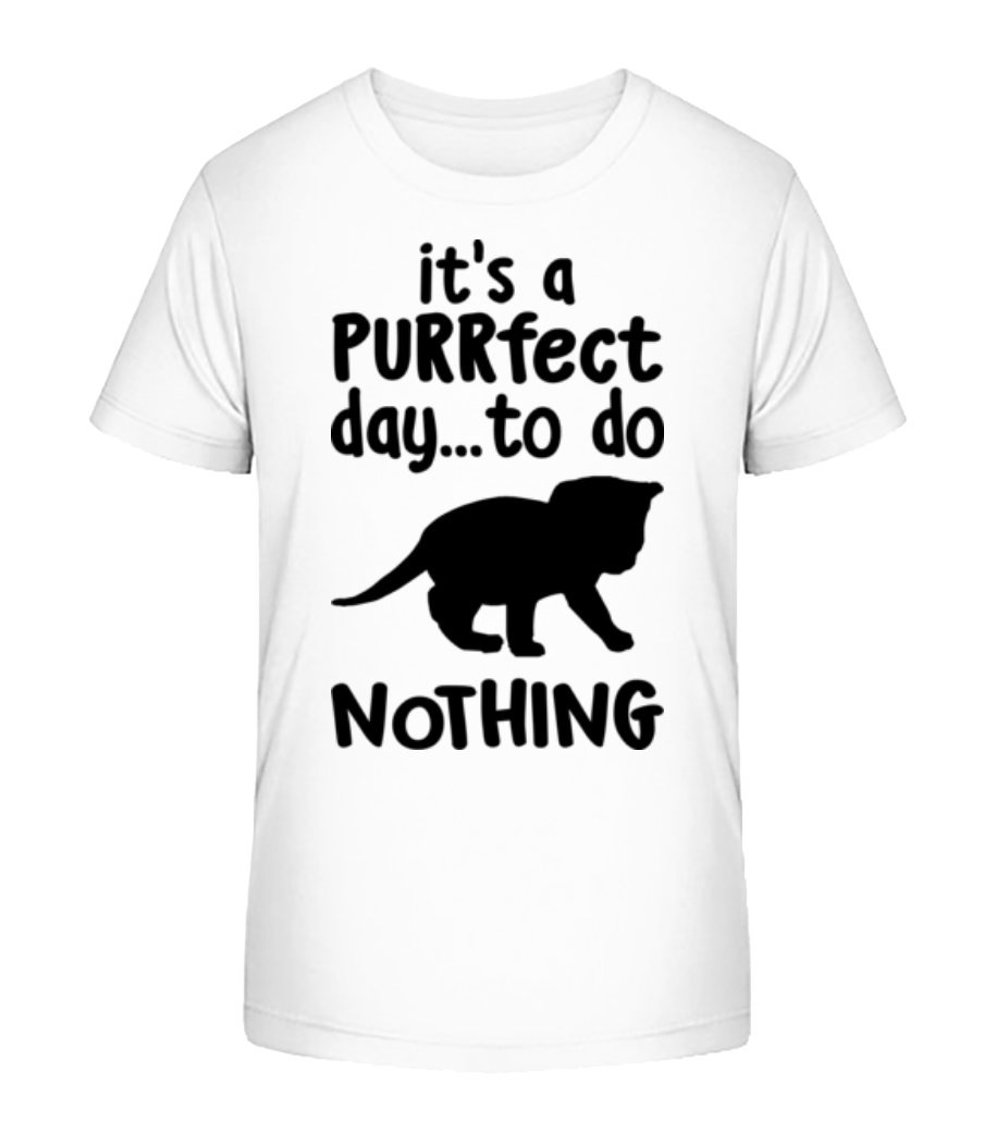 It's A Purrfect Day · T-shirt bio Enfant Stanley Stella 2.0