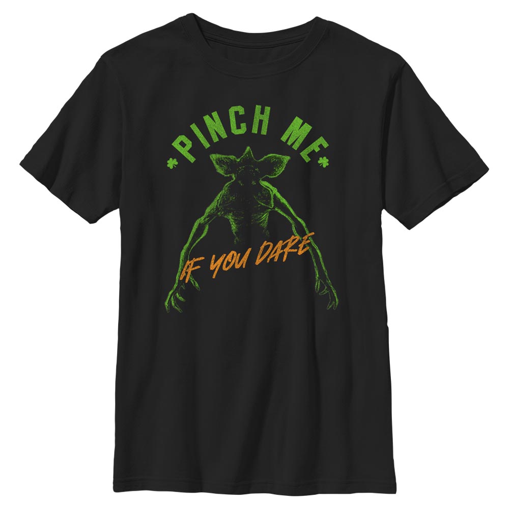Netflix - Stranger Things - Demogorgon Pinch Me If You Dare - St. Patrick's Day - Enfant T-shirt