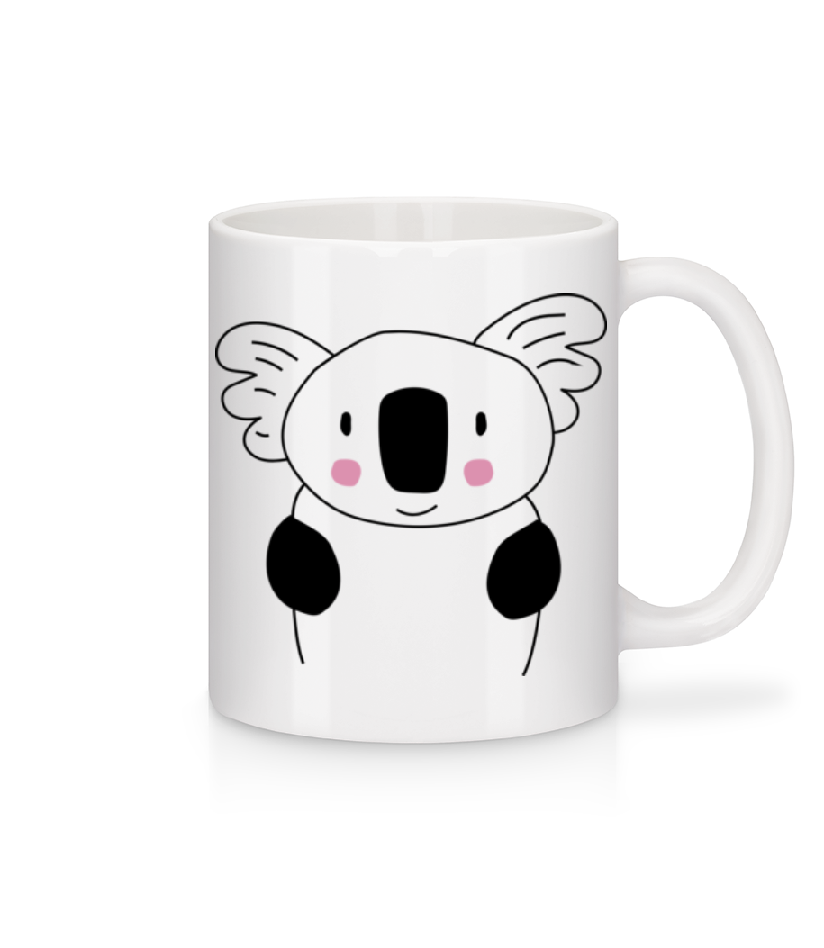 Koala Mignon · Mug en céramique blanc