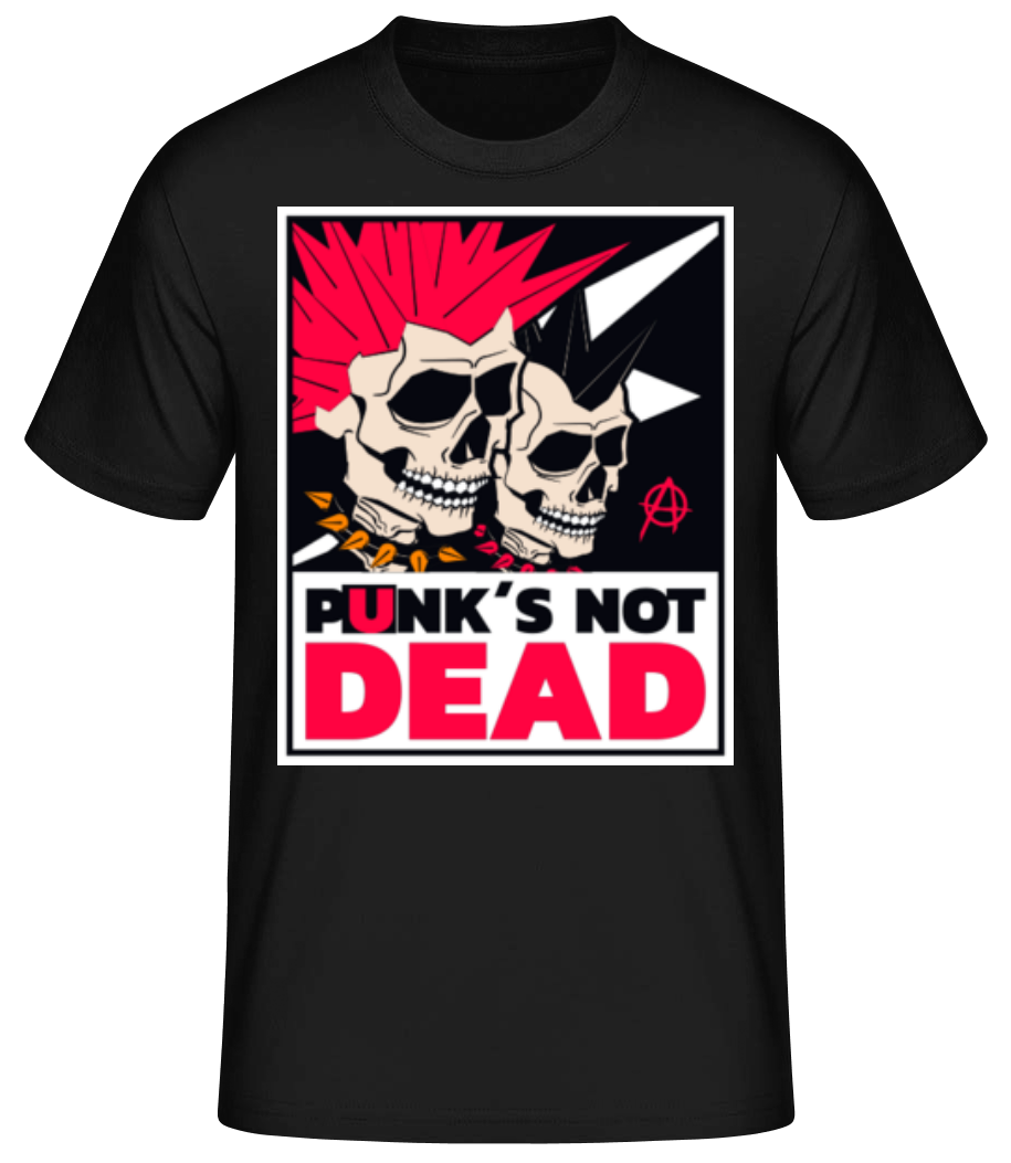 Punk's Not Dead · Männer Basic T-Shirt