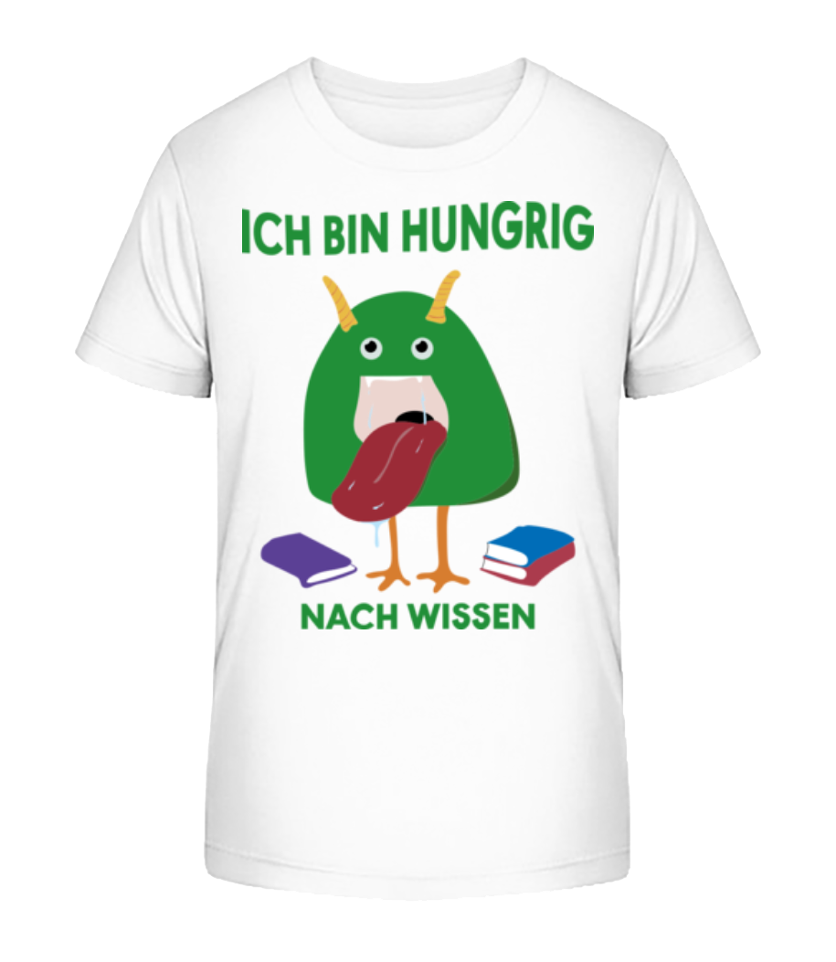 Hungrig Nach Wissen · Kinder Bio T-Shirt Stanley Stella 2.0