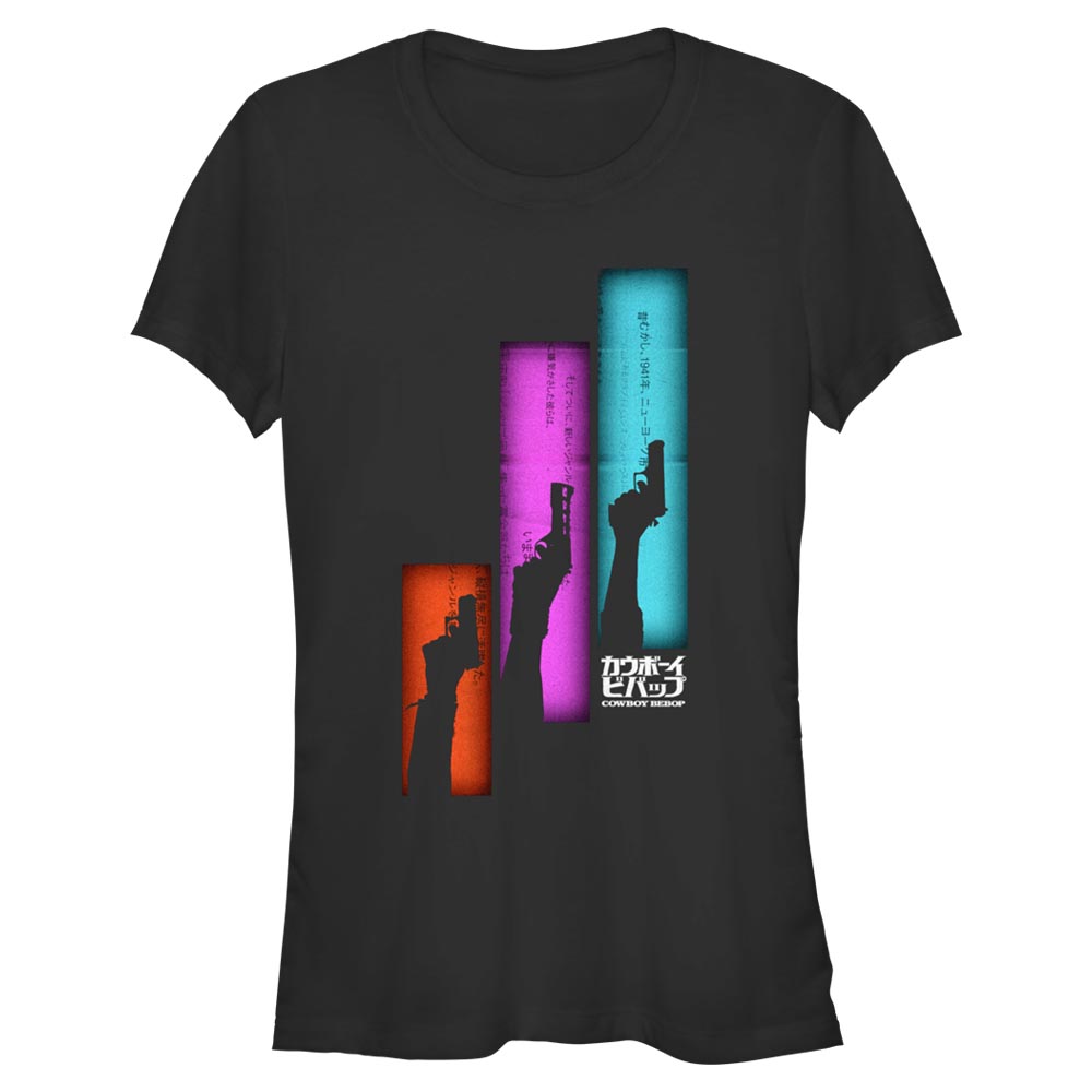 Netflix - Cowboy Bebop - Photo de groupe Gun Panels - Femme T-shirt