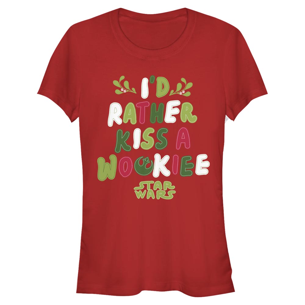 Star Wars - Chewbacca Wookie Kiss - Christmas - Femme T-shirt