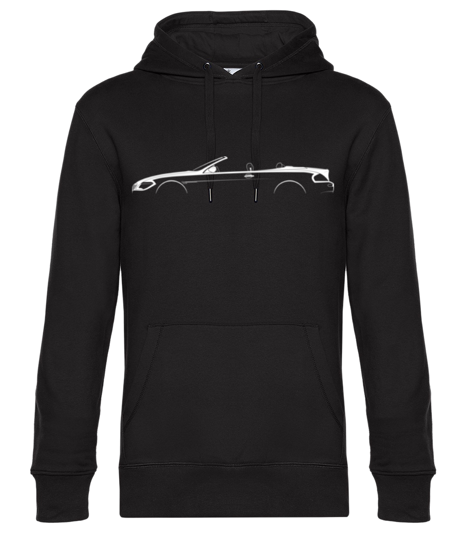 Aperçu: 'BMW M6 Cabrio (E63)' Silhouette - Sweat à capuche premium Unisexe - Noir - Devant