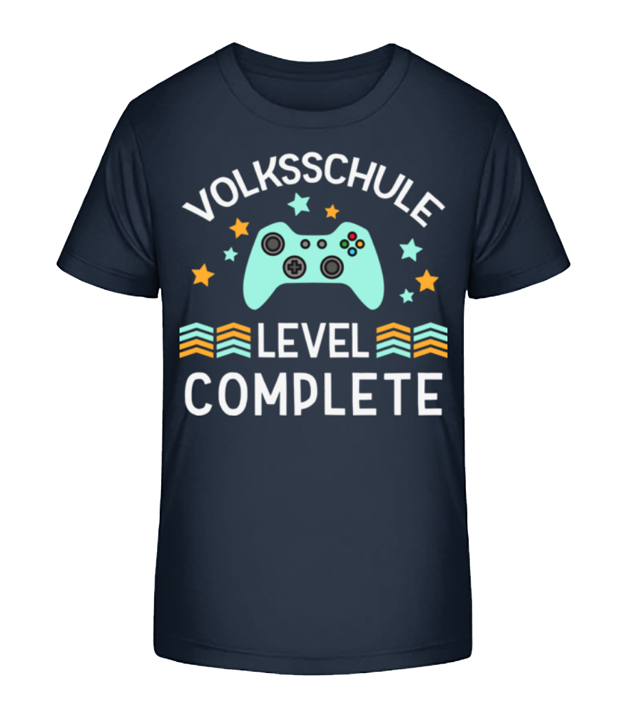 Volksschule Level Complete · Kinder Bio T-Shirt Stanley Stella 2.0