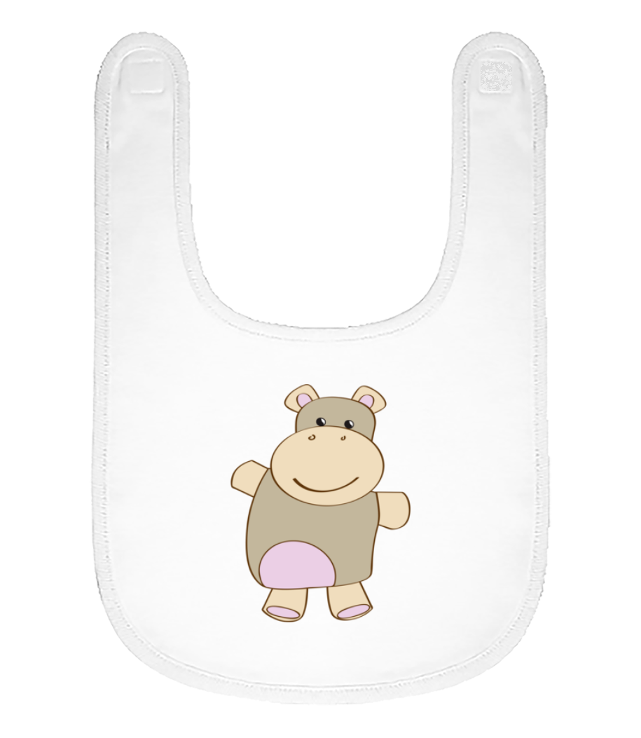 Baby Comic - Hippopotame · Bavoir Bébé bio