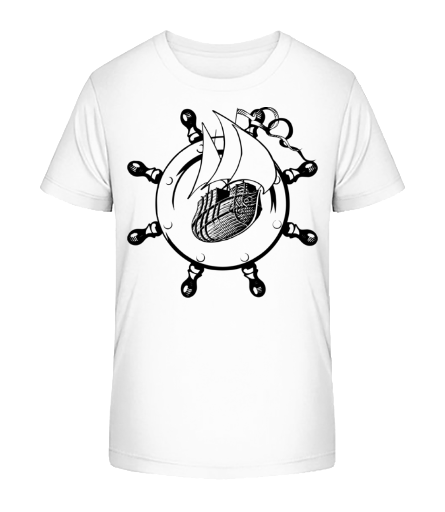 Ship Wheel Icon · T-shirt bio Enfant Stanley Stella 2.0