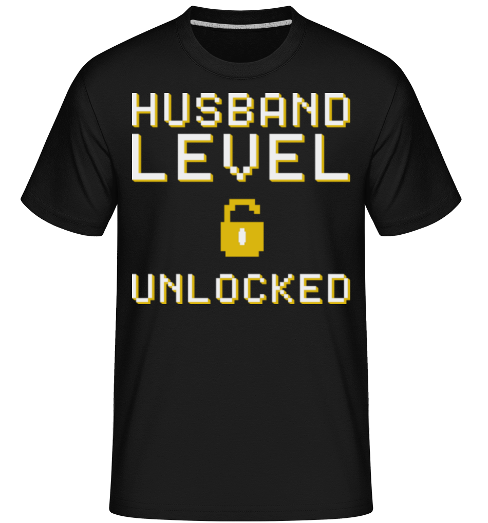 Husband Level Unlocked ·  T-Shirt Shirtinator homme
