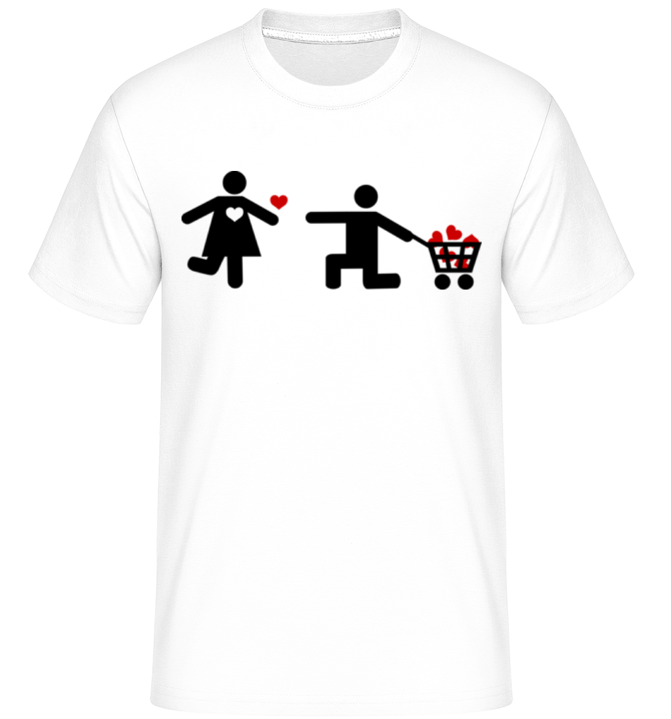 Femme Et Homme Et Cœur Logo ·  T-Shirt Shirtinator homme