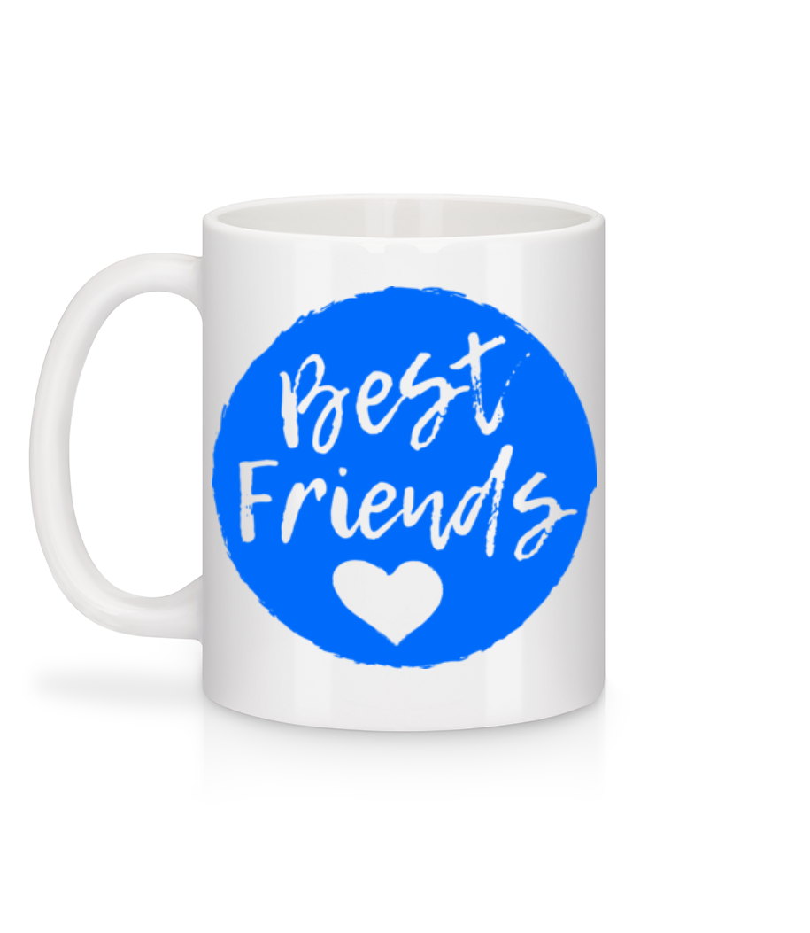 Aperçu: Best Friends Love - Mug en céramique blanc - Blanc - Derrière