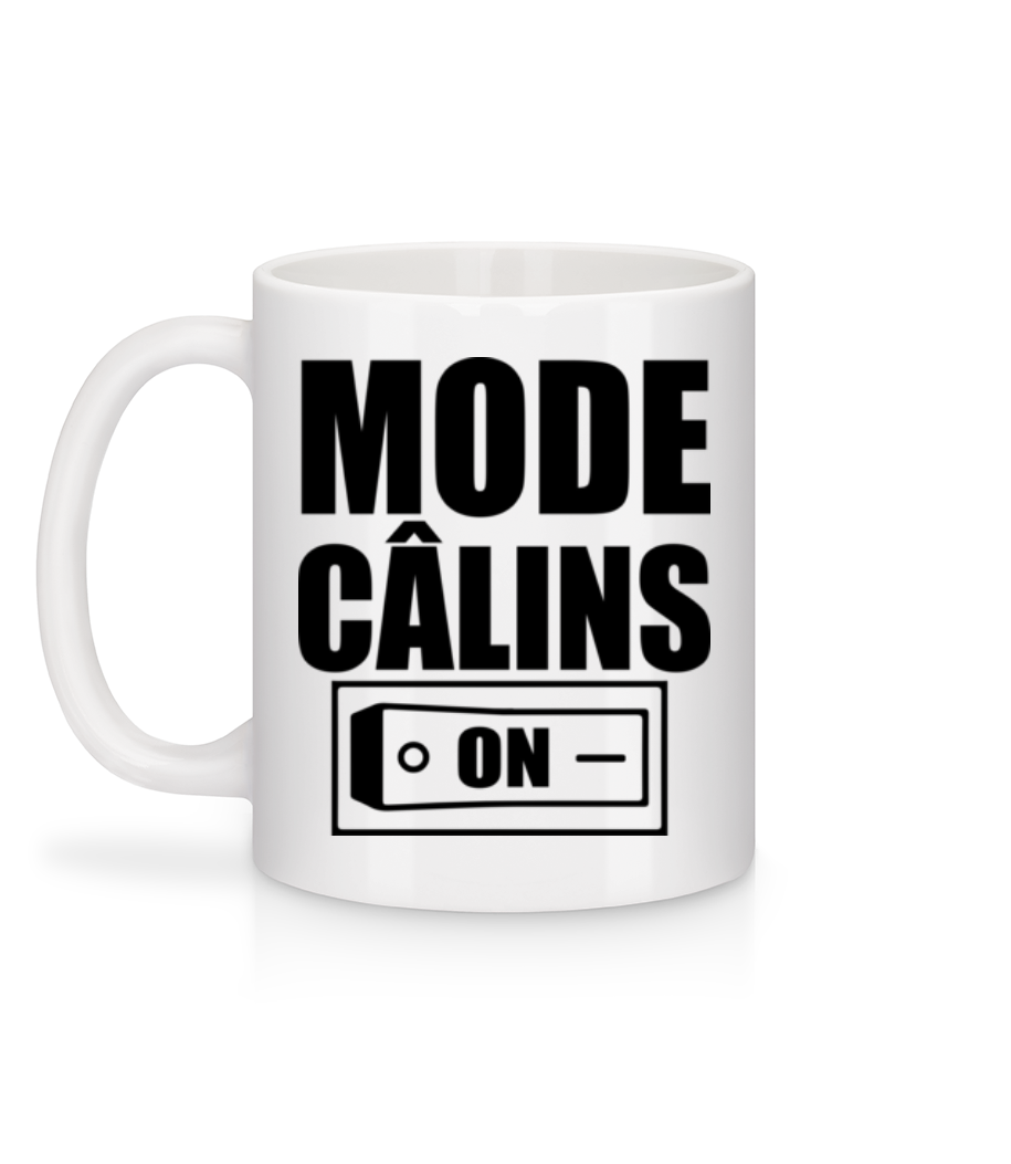 Aperçu: Mode Câlins On - Mug en céramique blanc - Blanc - Derrière