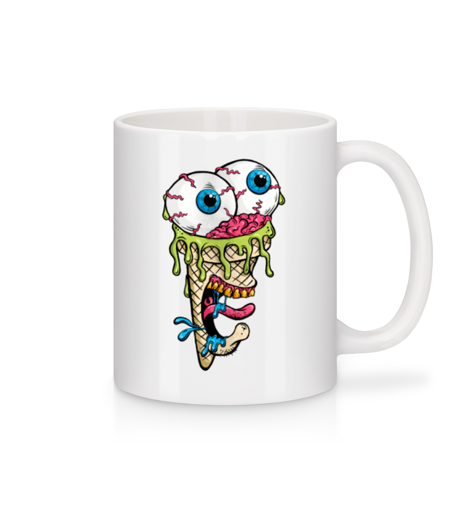 Aperçu: Glace D'Horreur - Mug en céramique blanc - Blanc - Devant