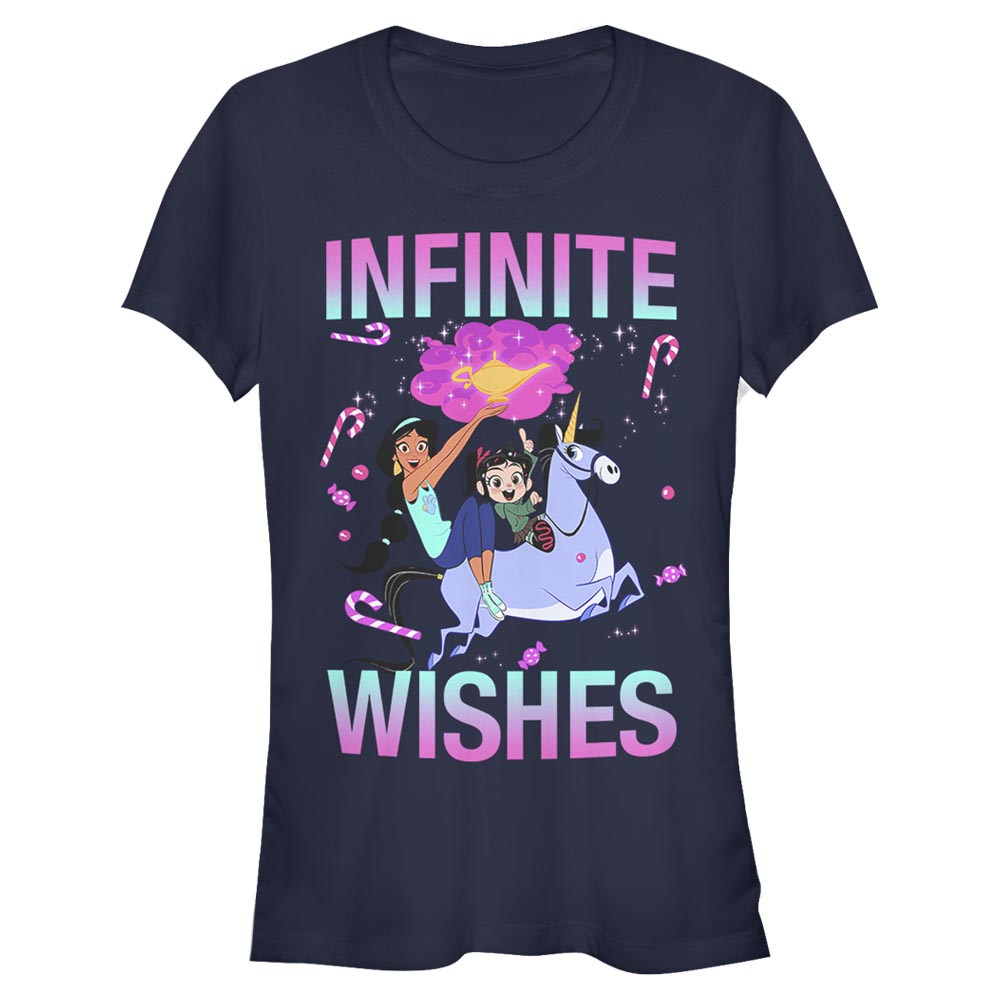 Disney - Les mondes de Ralph - Texte Infinite Wishes - Femme T-shirt