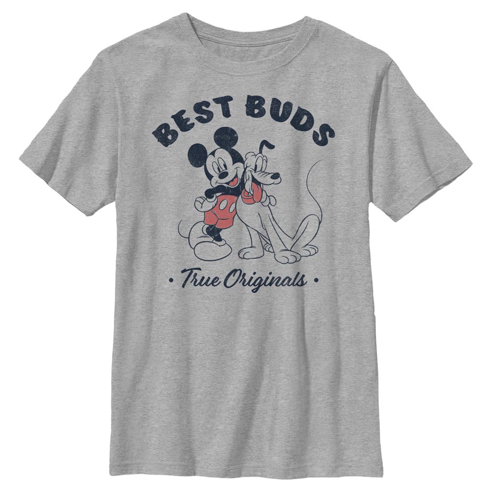 Disney Classics - Mickey Mouse - Mickey et Pluto Vintage Buds - Enfant T-shirt
