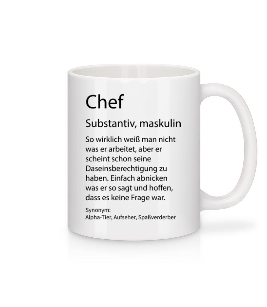 Chef Quatsch Duden · Tasse