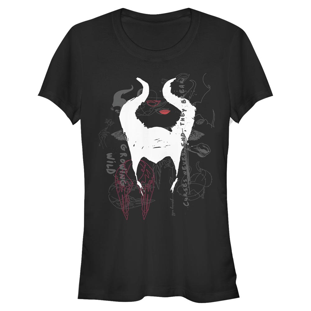 Disney - Maléfique Le Pouvoir du Mal - Maléfique Dark Collage - Femme T-shirt