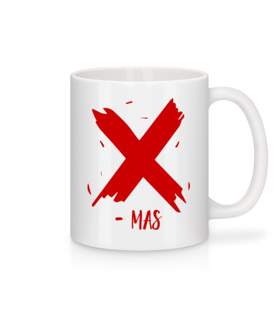 X - MAS · Mug en céramique blanc