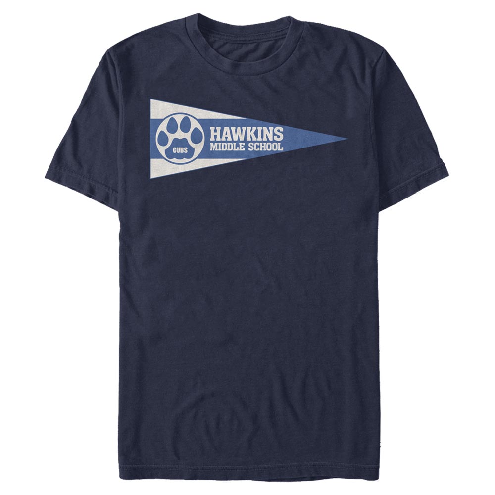 Netflix - Stranger Things - Hawkins Pennant Flag - Homme T-shirt