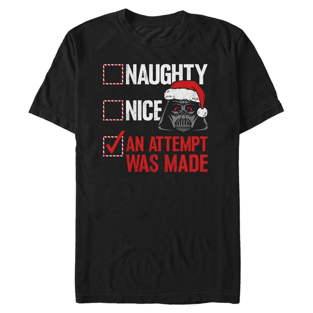 Star Wars - Darth Vader Attempt Was Made - Weihnachten - Männer T-Shirt