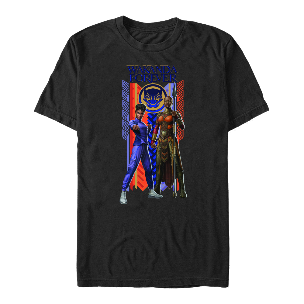 Marvel - Panthère noire Wakanda pour toujours - Shuri & Okoye Wakanda Forever Duo Banner - Homme T-shirt